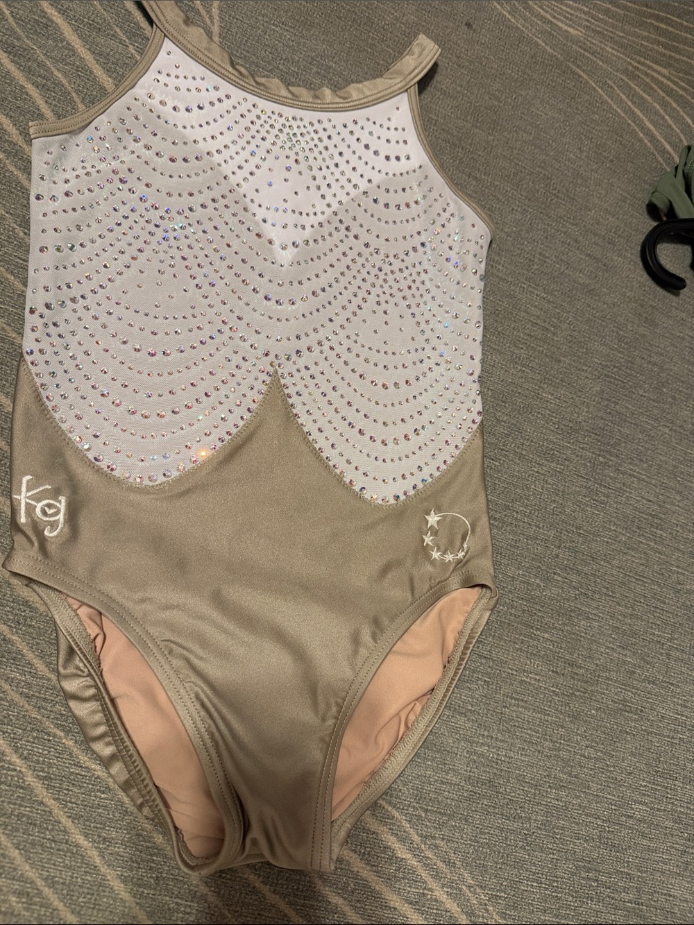 Koko & Gigi by Little Stars rhinestone leotard. Size Child Large. Stunning!!🤩
